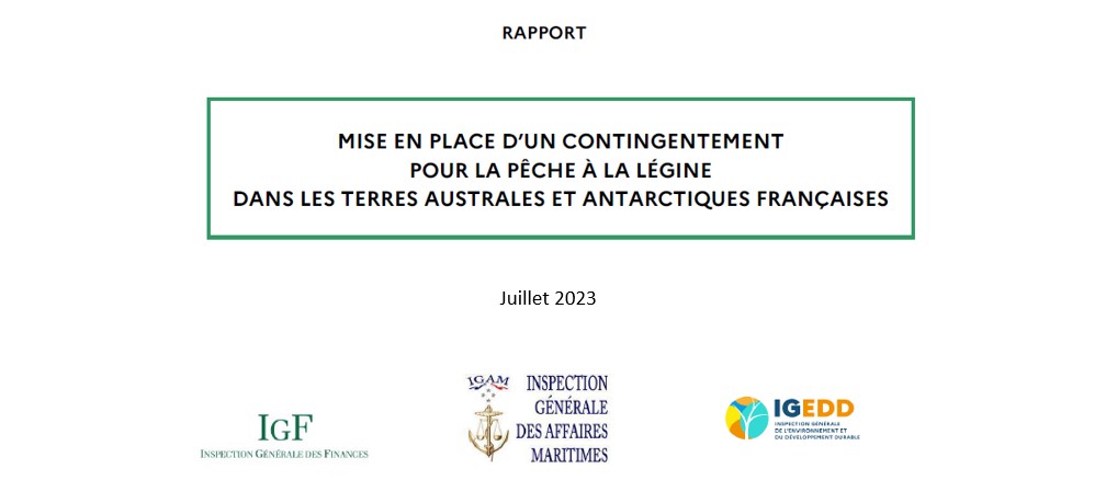 Mise en place d’un contingentement pour la pêche à la légine dans les ...